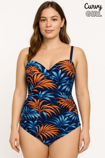 Picture of PLUS SIZE TUMMY CONTROL SWIM SUIT